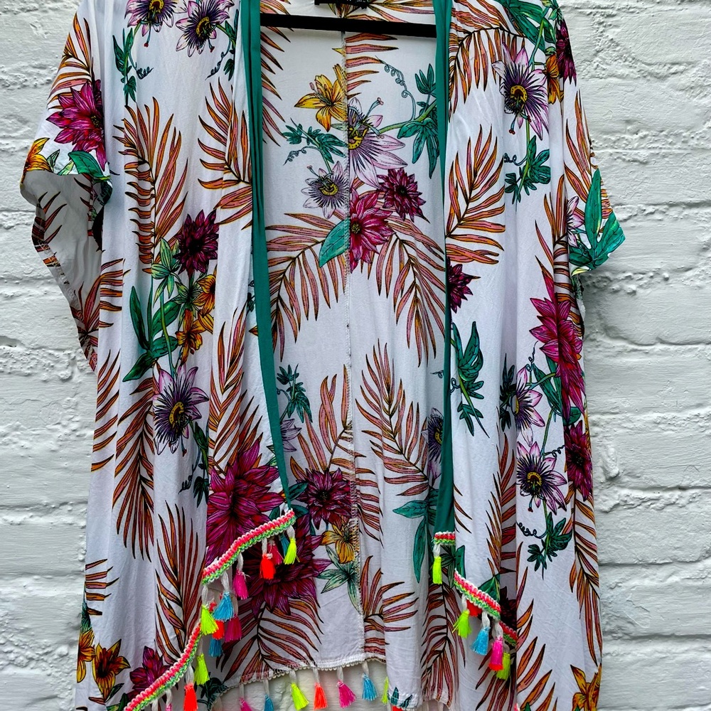 Shein colorful kimono